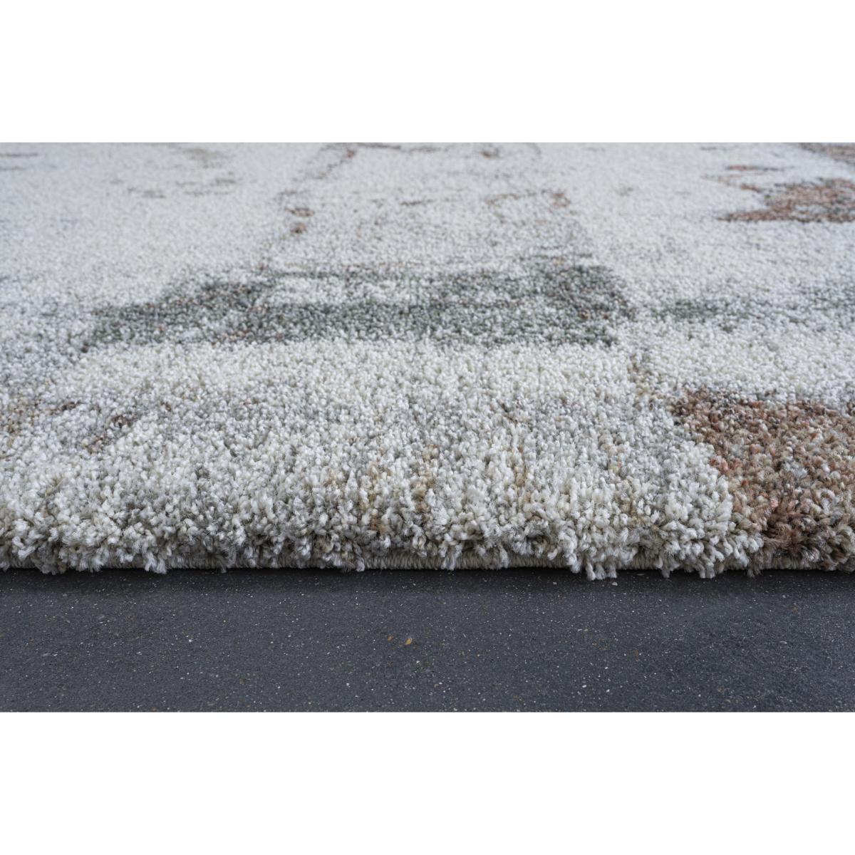 Mastercraft 023-0394/6767 Mehari Heatset Shaggy Rug - Brown/Grey - 200cm x 290cm – image 5