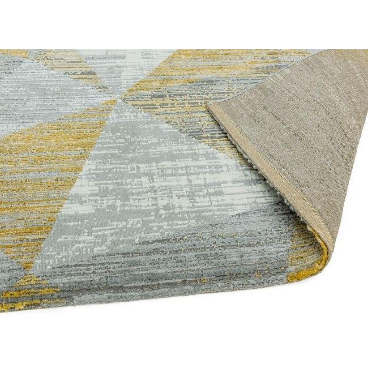 Asiatic Orion Blocks OR12 Rug - Yellow - 160x230cm, Geometric - Silver/Yellow – image 4
