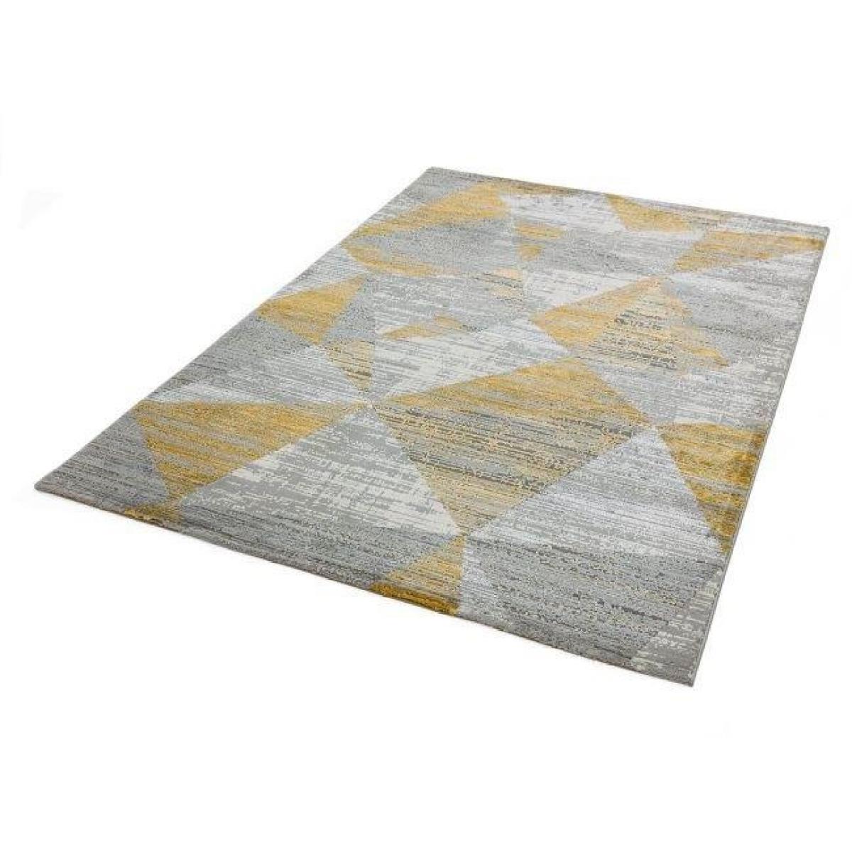 Asiatic Orion Blocks OR12 Rug - Yellow - 160x230cm, Geometric - Silver/Yellow – image 6
