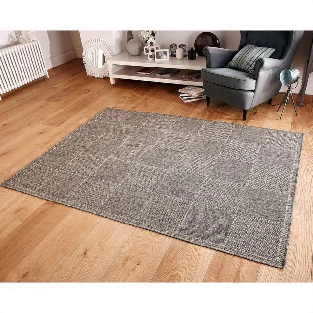 Oriental Weavers Checked Flat Weave Rug – image 1