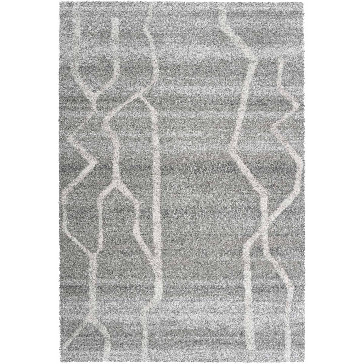 Mastercraft 023-0411/5262 Mehari Heatset Shaggy Rug - Light Grey - 200cm x 290cm – image 2