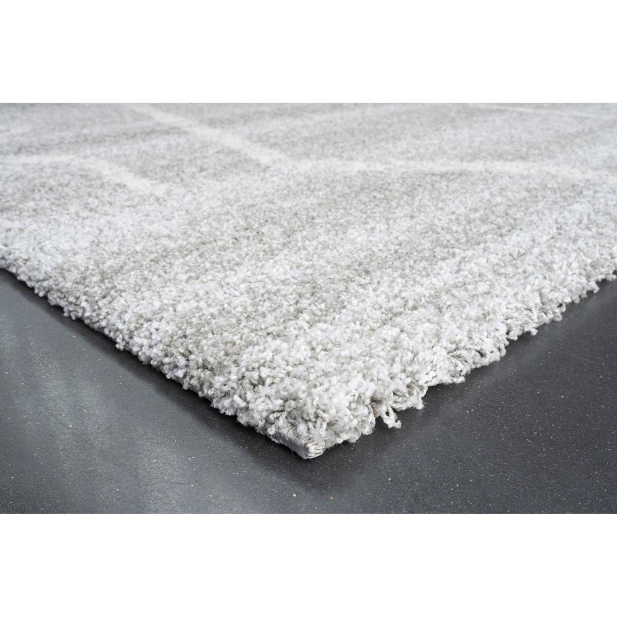 Mastercraft 023-0411/5262 Mehari Heatset Shaggy Rug - Light Grey - 200cm x 290cm – image 4