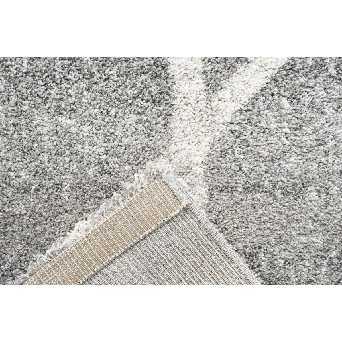Mastercraft 023-0411/5262 Mehari Heatset Shaggy Rug - Light Grey - 200cm x 290cm – image 5