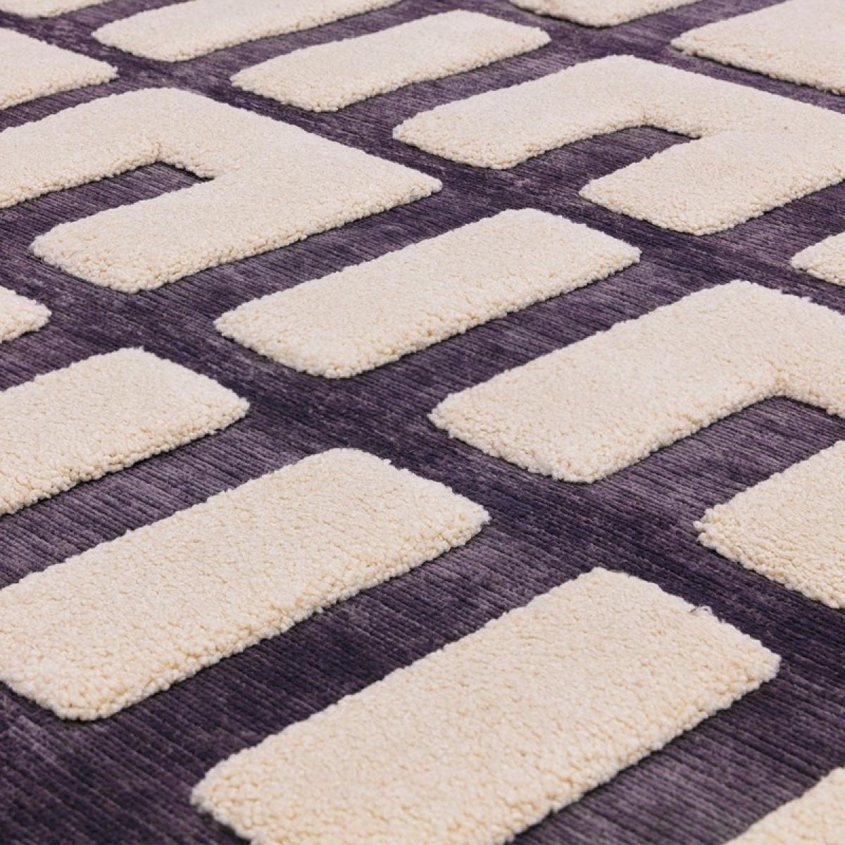 Asiatic Valley Junction Geometric 3D Rug - Charcoal/Ivory - 200cm x 290cm – image 5
