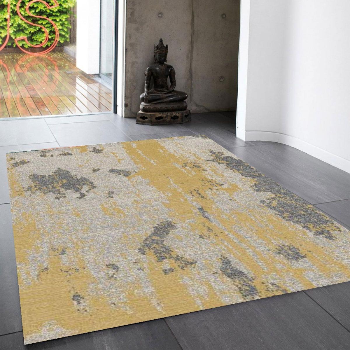 Asiatic Nova NV18 Abstract Rug - Painterly Ochre - 120cm x 170cm – image 3
