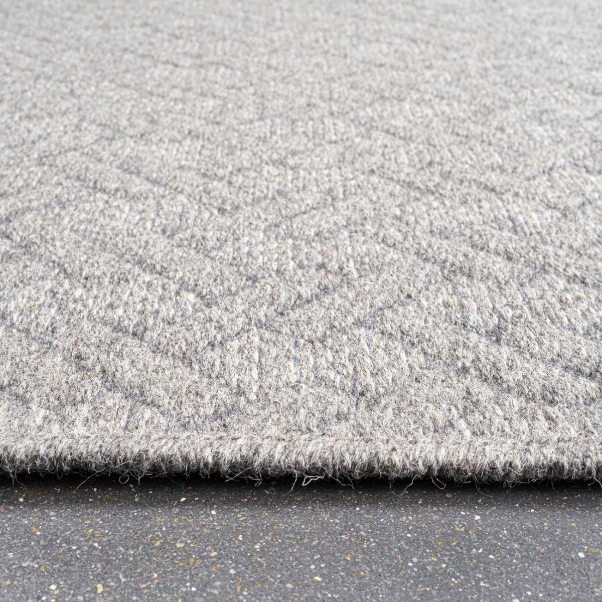 Mastercraft 99031-3030-99 Highline Wool Flatweave Rug - Grey - 240cm x 330cm – image 3