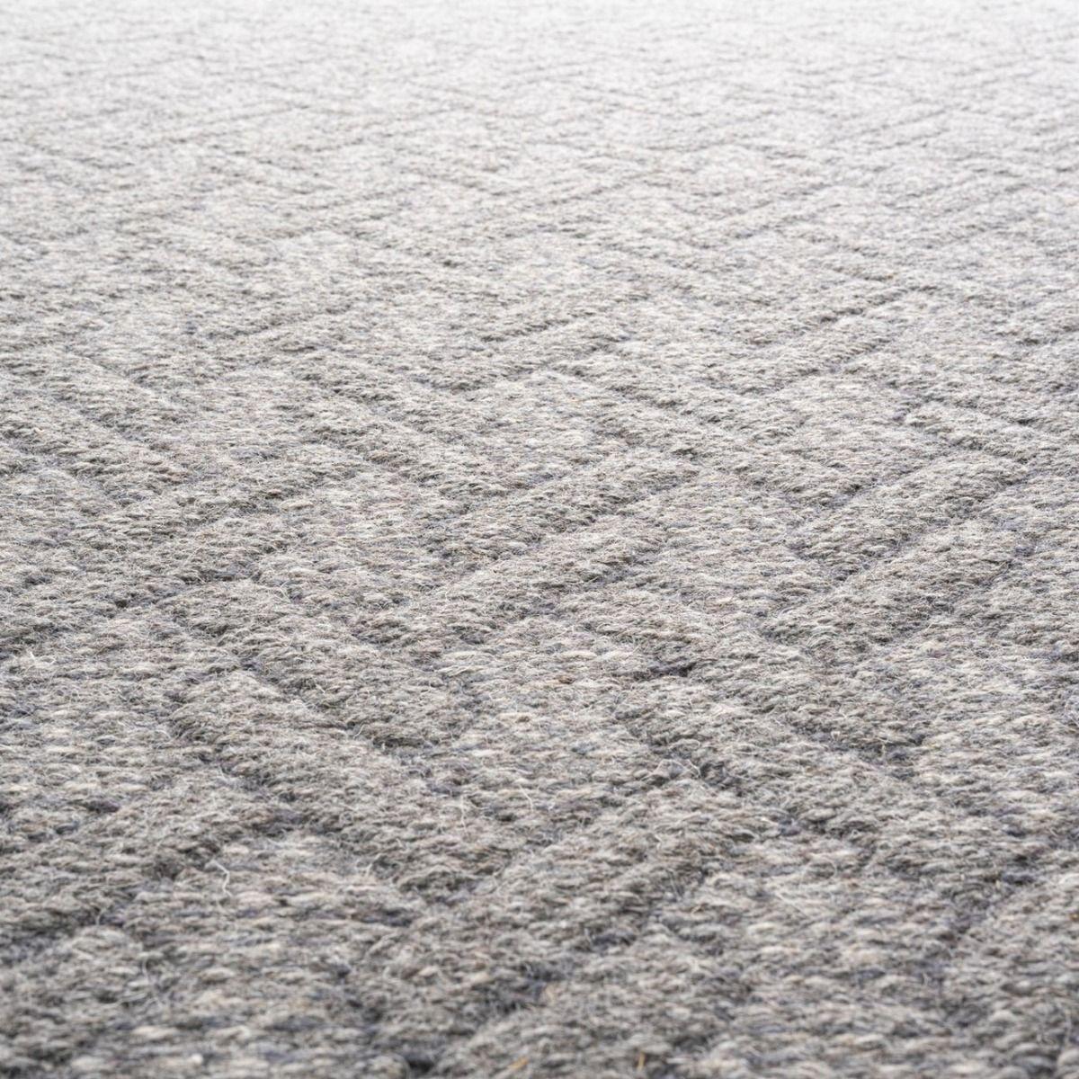 Mastercraft 99031-3030-99 Highline Wool Flatweave Rug - Grey - 240cm x 330cm – image 6