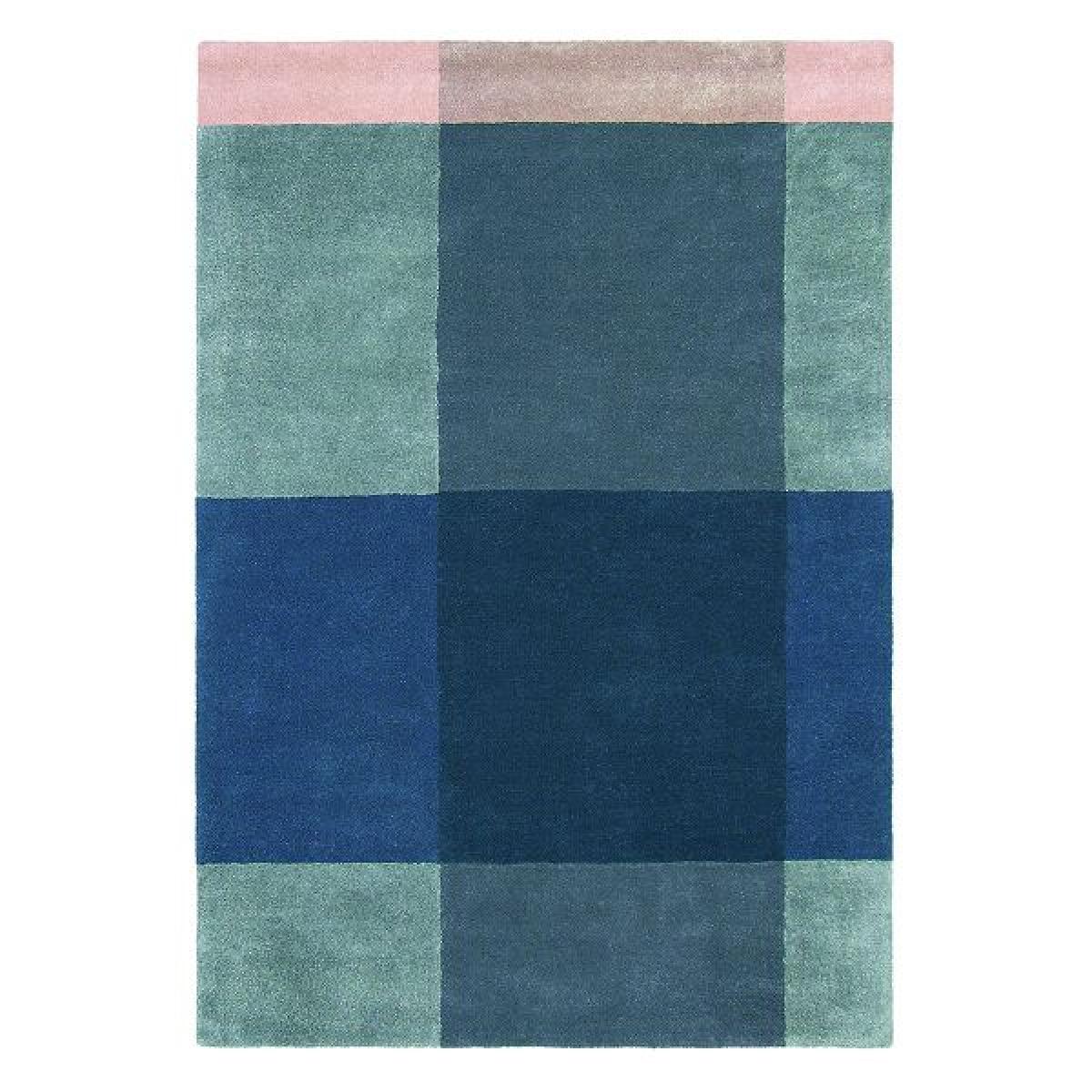 Ted Baker Plaid Grey 57804 Rug – image 2