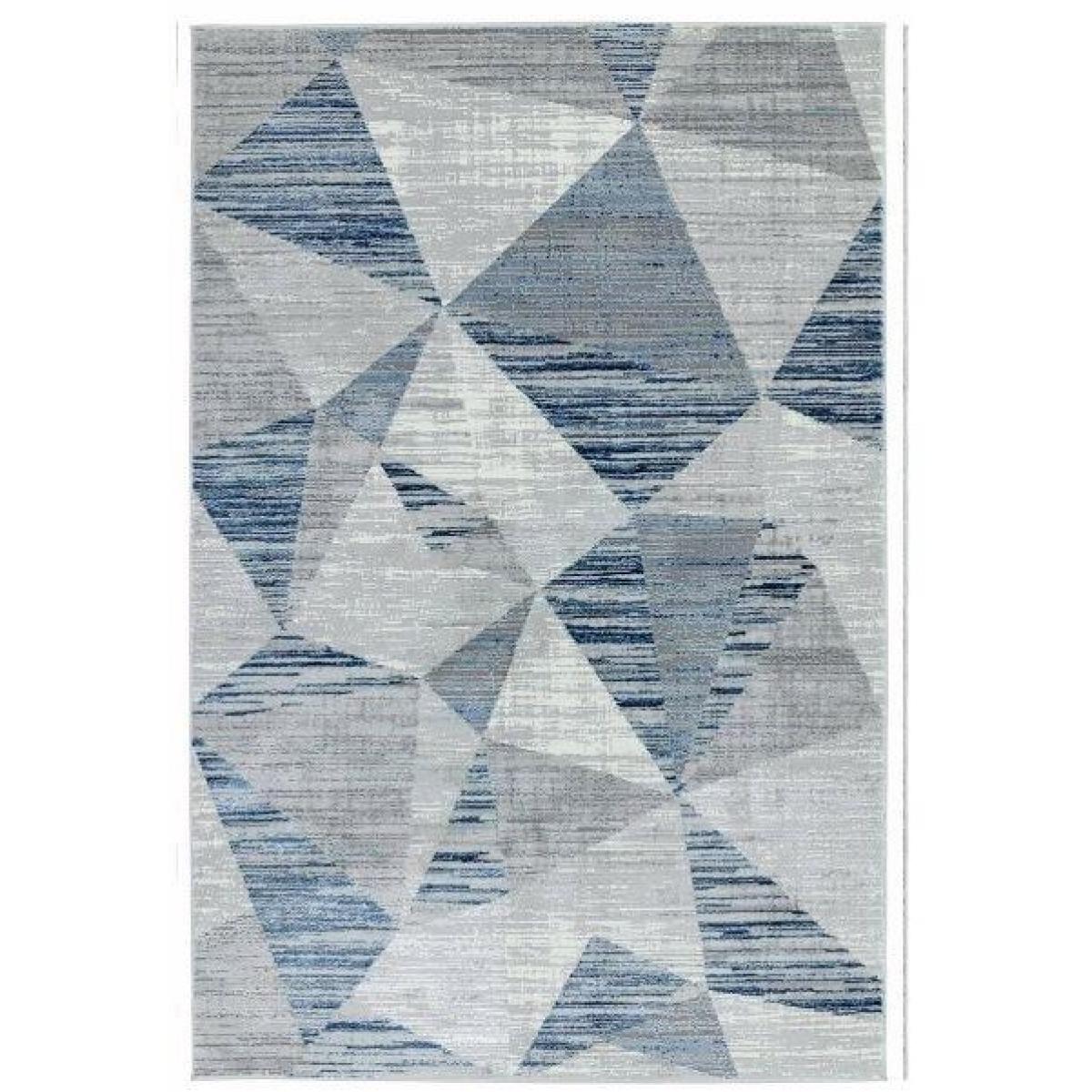 Asiatic Orion Blocks OR14 Rug - Blue - 080x150cm, Geometric - ["Silver","Gold","Blue"] – image 3