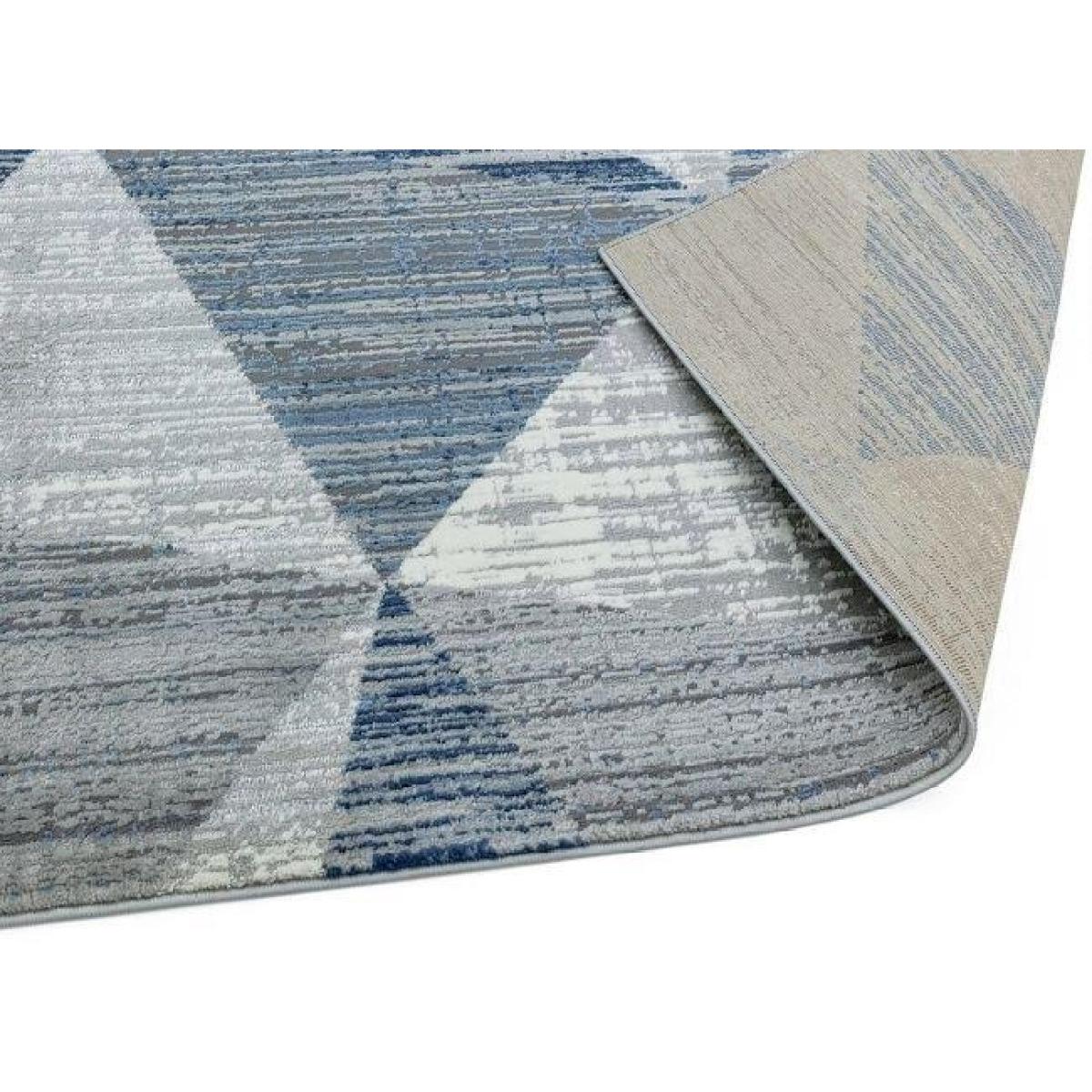 Asiatic Orion Blocks OR14 Rug - Blue - 080x150cm, Geometric - ["Silver","Gold","Blue"] – image 4