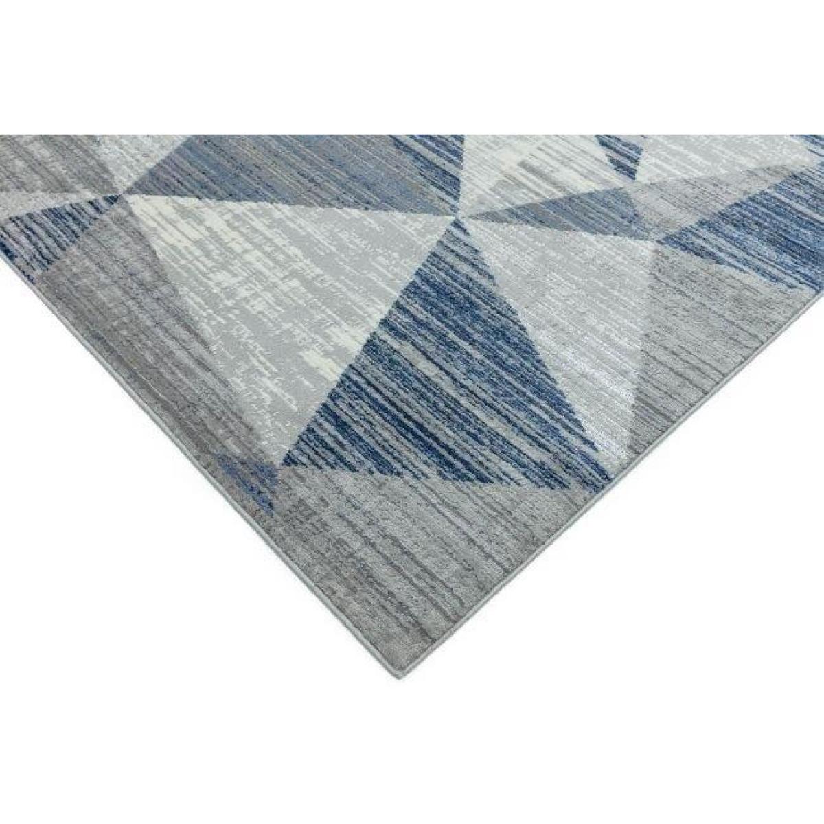 Asiatic Orion Blocks OR14 Rug - Blue - 080x150cm, Geometric - ["Silver","Gold","Blue"] – image 5