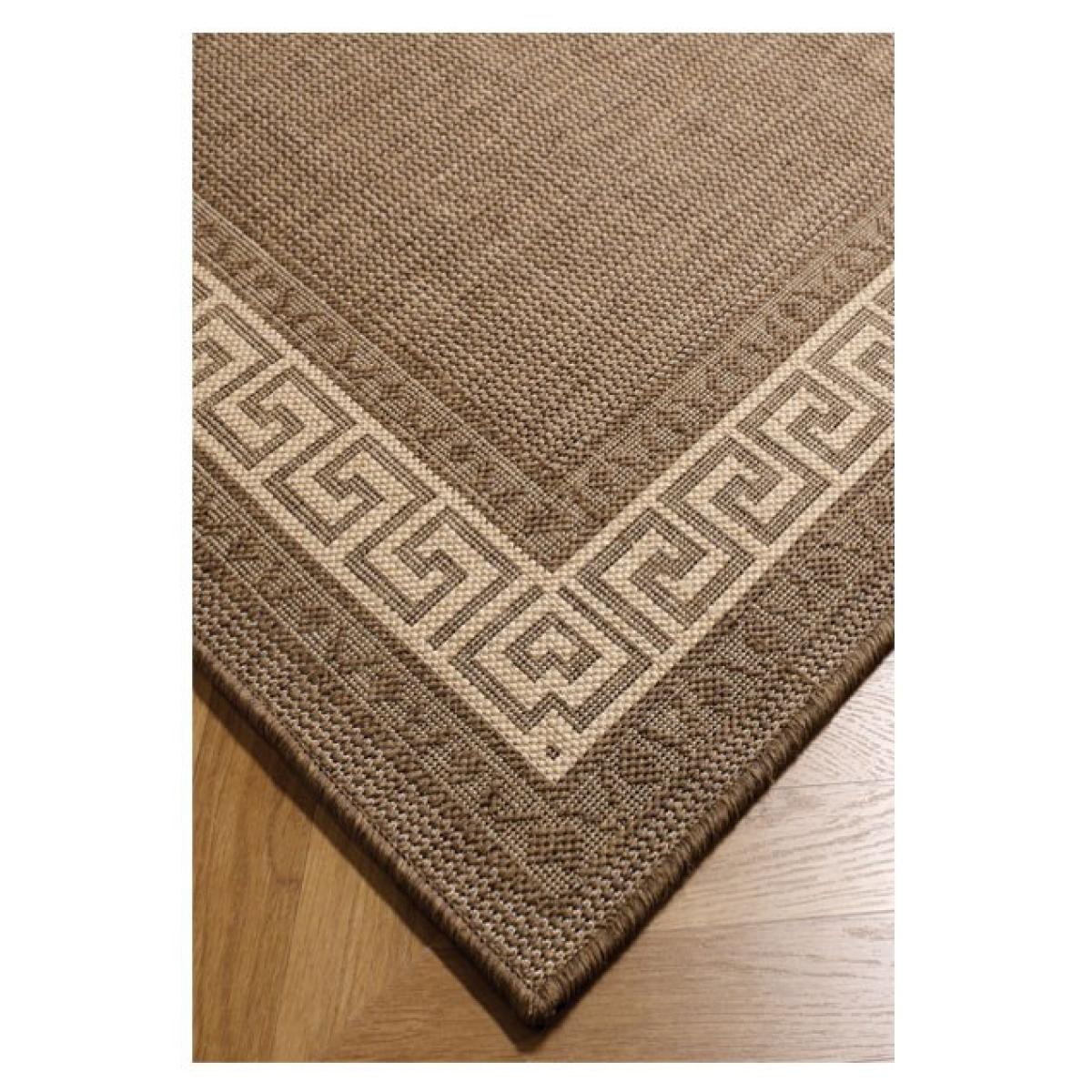 Oriental Weavers Greek Key Flatweave Brown Rug – image 3