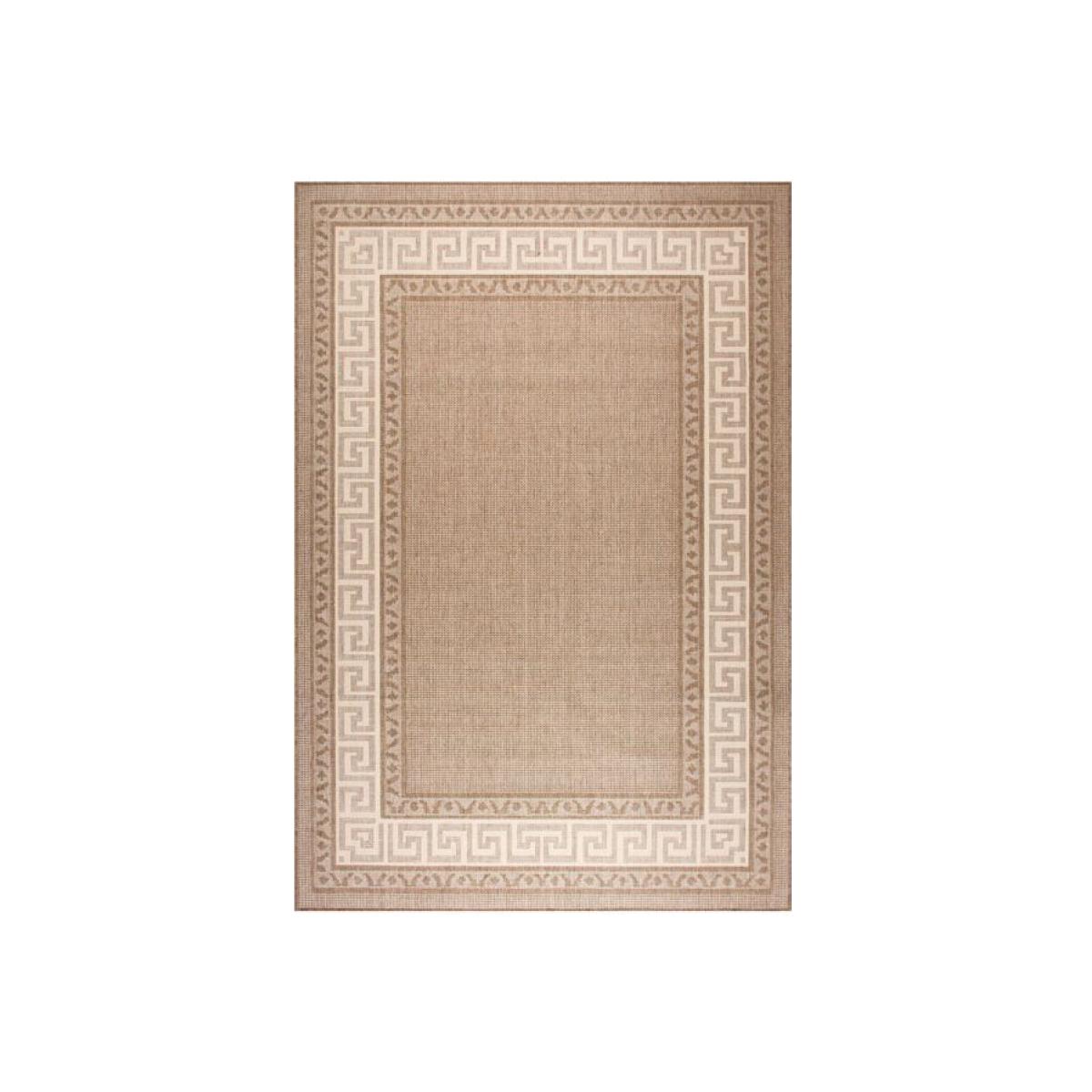 Oriental Weavers Greek Key Flatweave Brown Rug – image 1