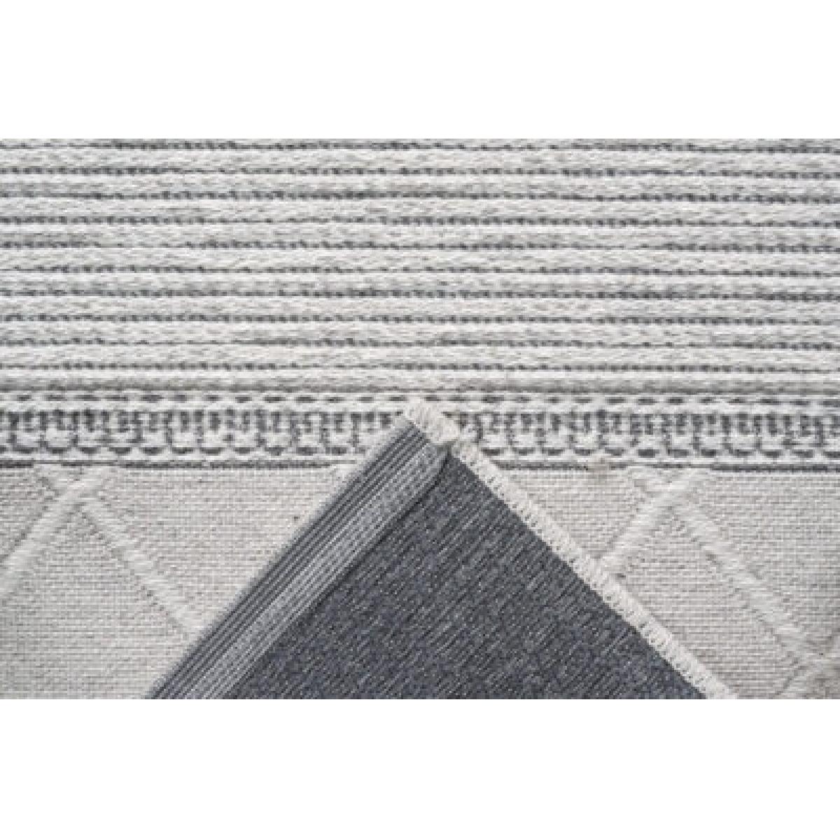 Mastercraft 99052-3037-96 Highline Wool Flatweave Rug - Grey - 200cm x 290cm – image 4