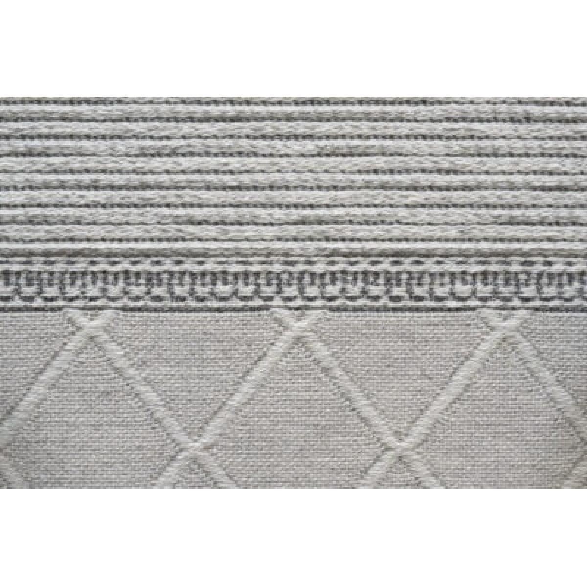 Mastercraft 99052-3037-96 Highline Wool Flatweave Rug - Grey - 200cm x 290cm – image 5