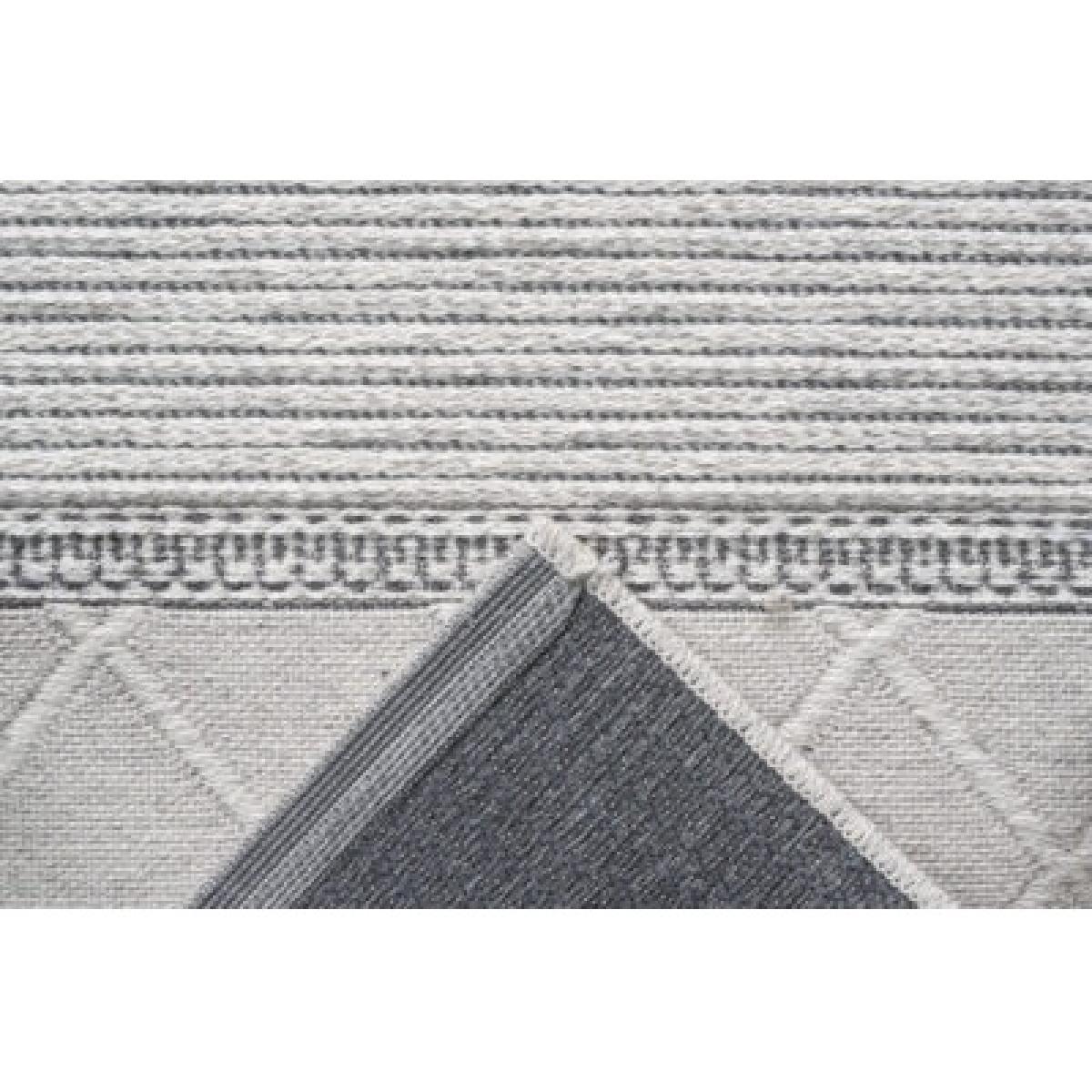 Mastercraft 99052-3037-96 Highline Wool Flatweave Rug - Grey - 200cm x 290cm – image 9