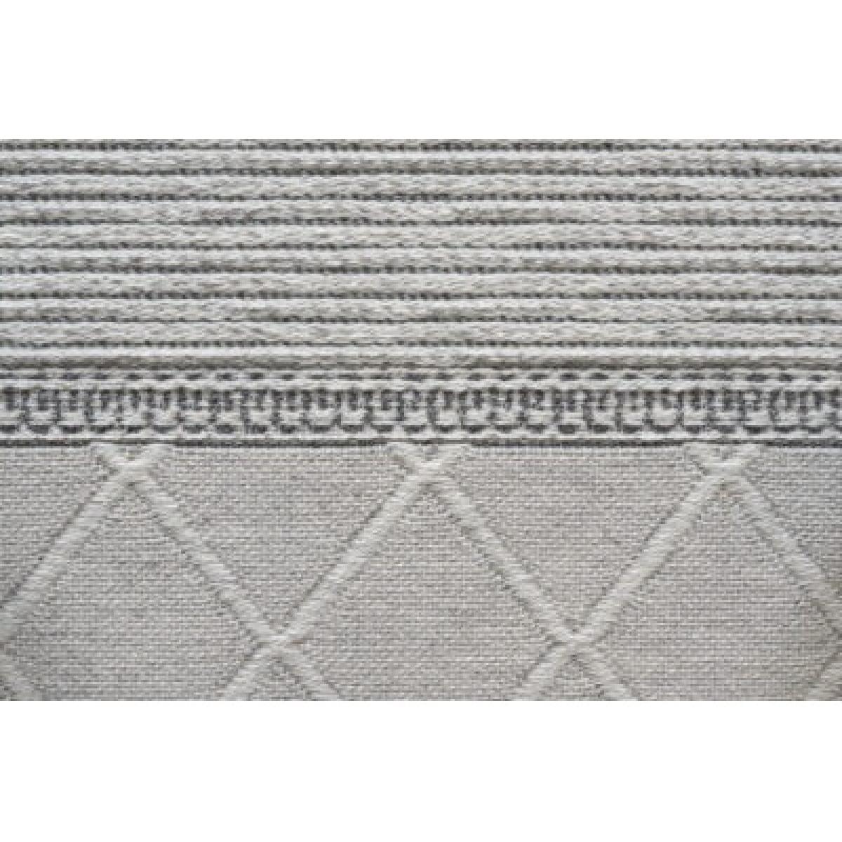 Mastercraft 99052-3037-96 Highline Wool Flatweave Rug - Grey - 200cm x 290cm – image 10
