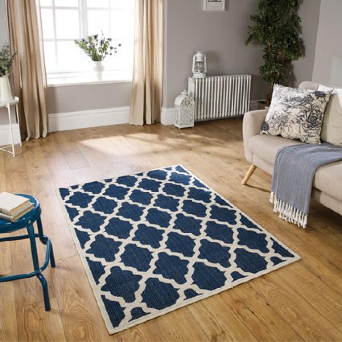 Oriental Weavers Moda Trellis Blue Rug – image 4