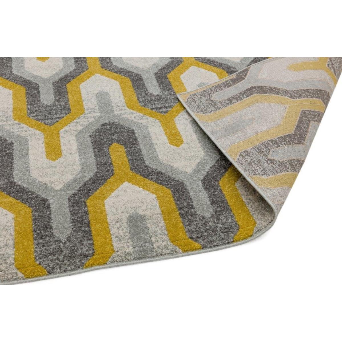 Asiatic Nova Rug Geo Yellow - 160x230cm - Grey/Yellow – image 5