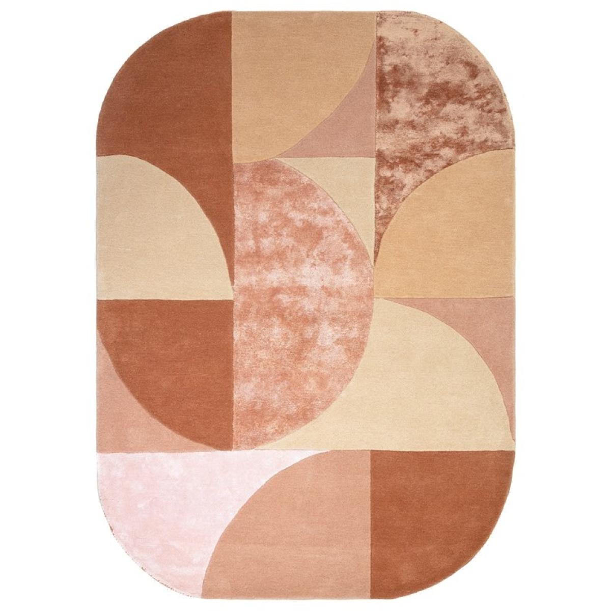 Asiatic Matrix MAX78 Oval Rug - Earth - 200cm x 300cm, Wool - Brown – image 3