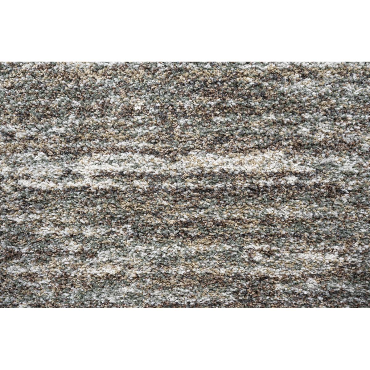 Mastercraft 023-0067/4727 Mehari Heatset Shaggy Rug - Beige Multi - 67cm x 240cm Runner – image 3