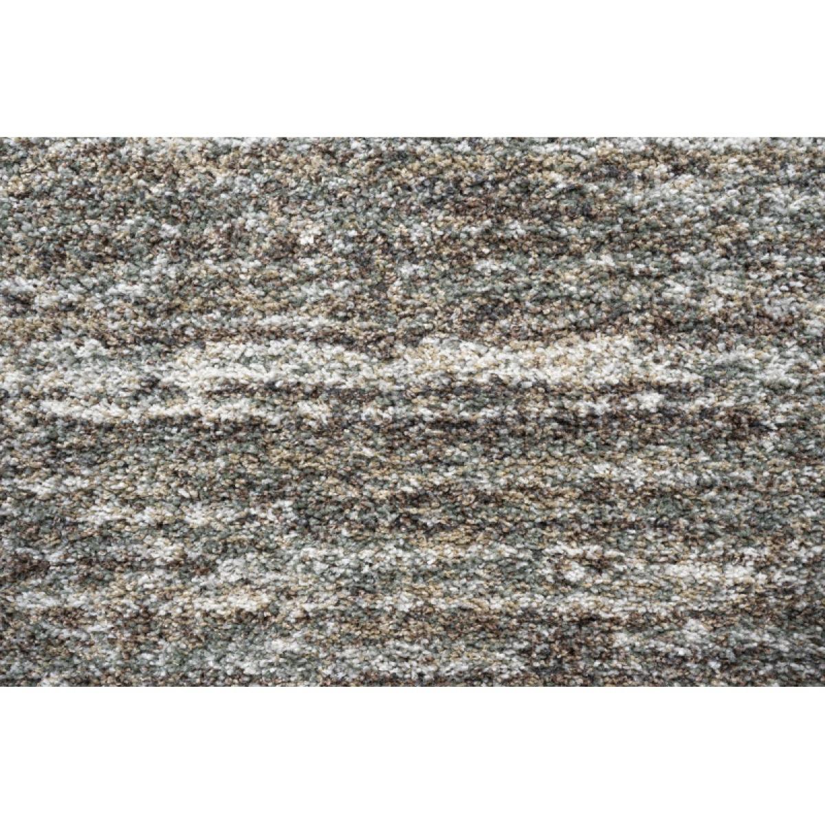 Mastercraft 023-0067/4727 Mehari Heatset Shaggy Rug - Beige Multi - 67cm x 240cm Runner – image 8