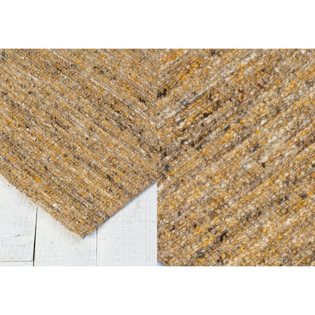 Manila Wool Mix Hand Woven Rug in Ochre – image 3