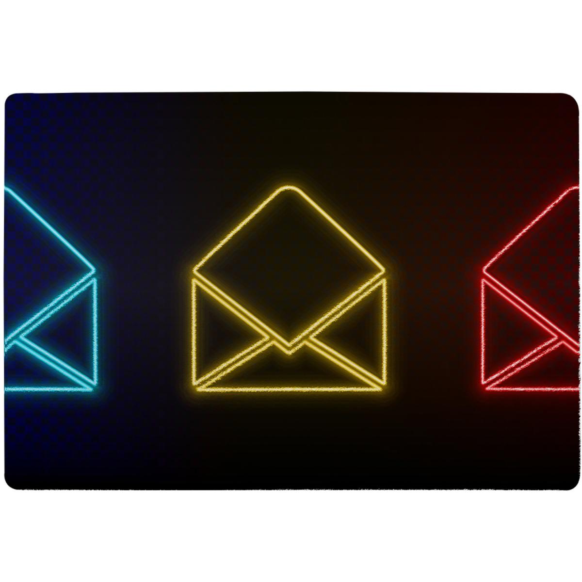 Neon Email Set Rug - Black / 230cm – image 2