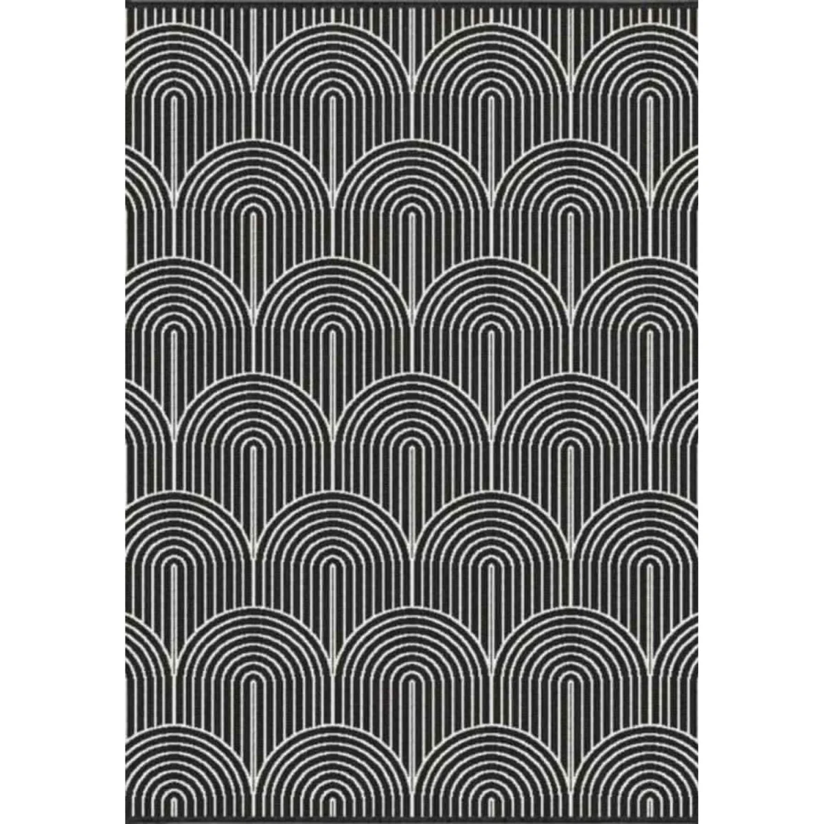 Reversible Pangli Flatweave Indoor & Outdoor Rug Beige - Black / 150.0cm – image 2