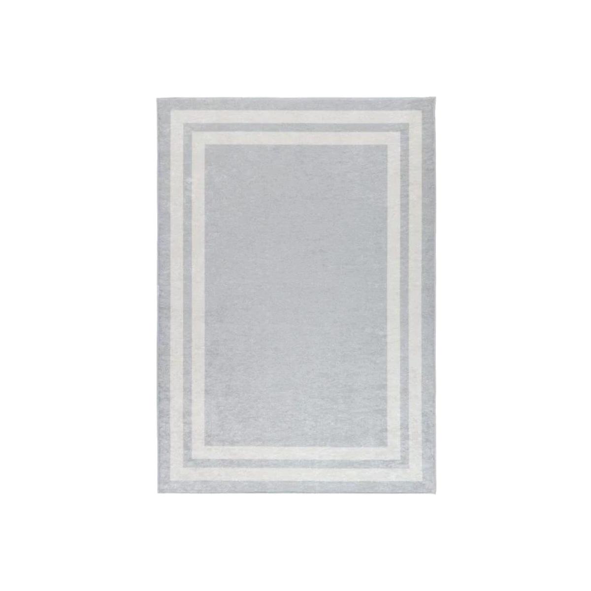 Caimas Collection Washable Rugs in Grey 2972G - Grey / 180cm / 3.888kg