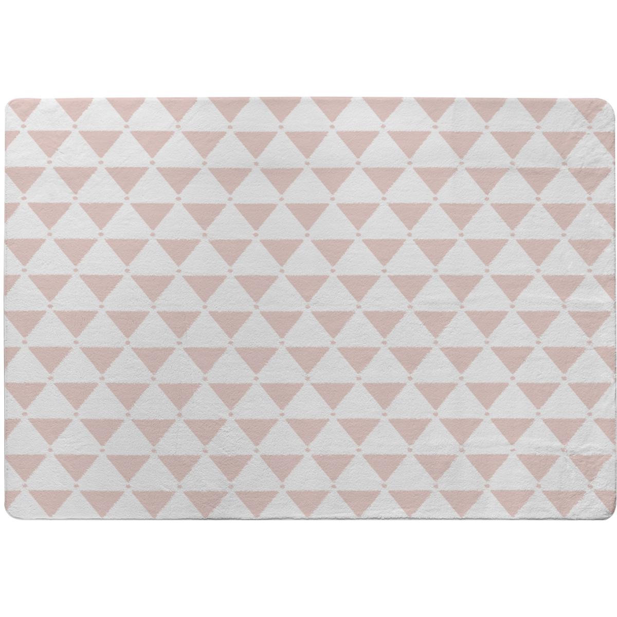 Pink Triangles Rug - Pink / 230cm – image 2