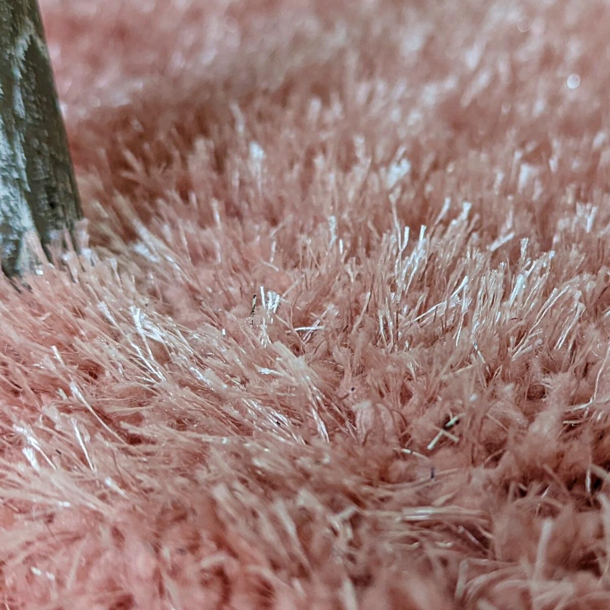 Shimmering Pink Shaggy Rug - Blush – image 5