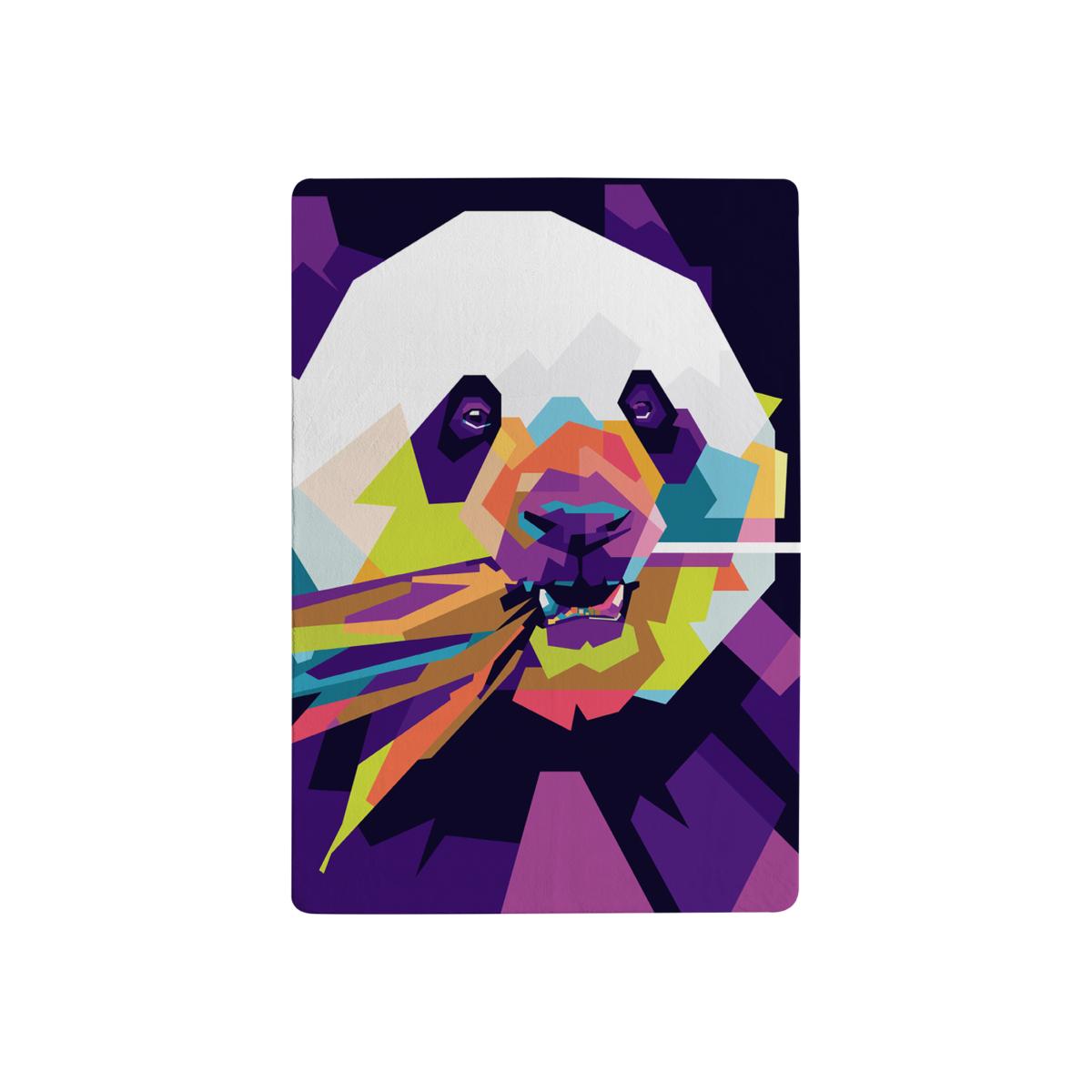 Colorful Pop Art Of Panda Designer Rug - Purple / 200cm – image 1