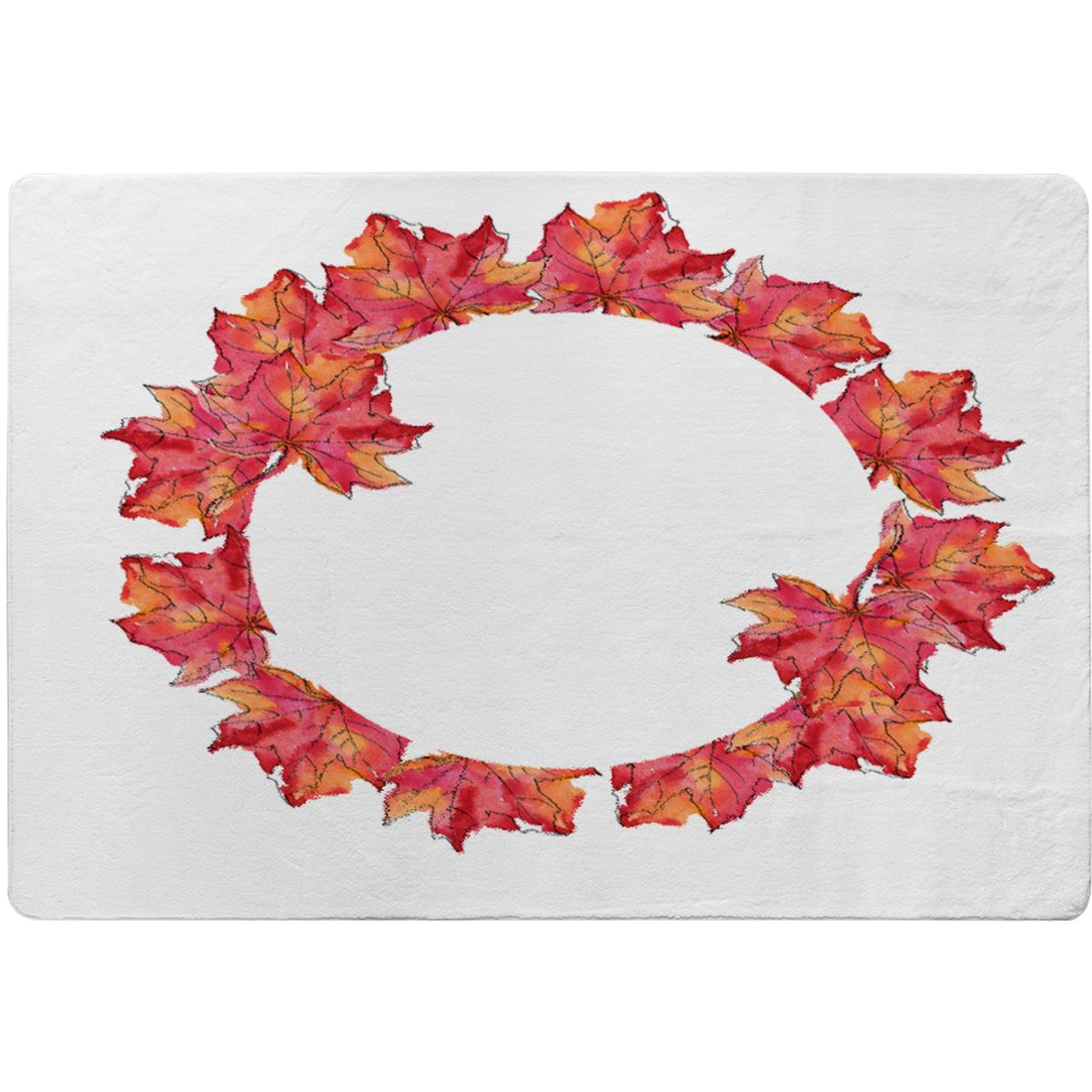 Autumn Reath Rug - Red / 230cm – image 2