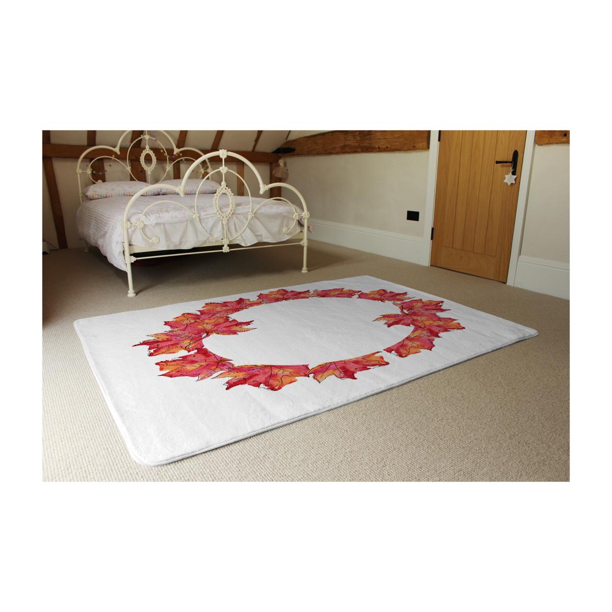 Autumn Reath Rug - Red / 230cm – image 1