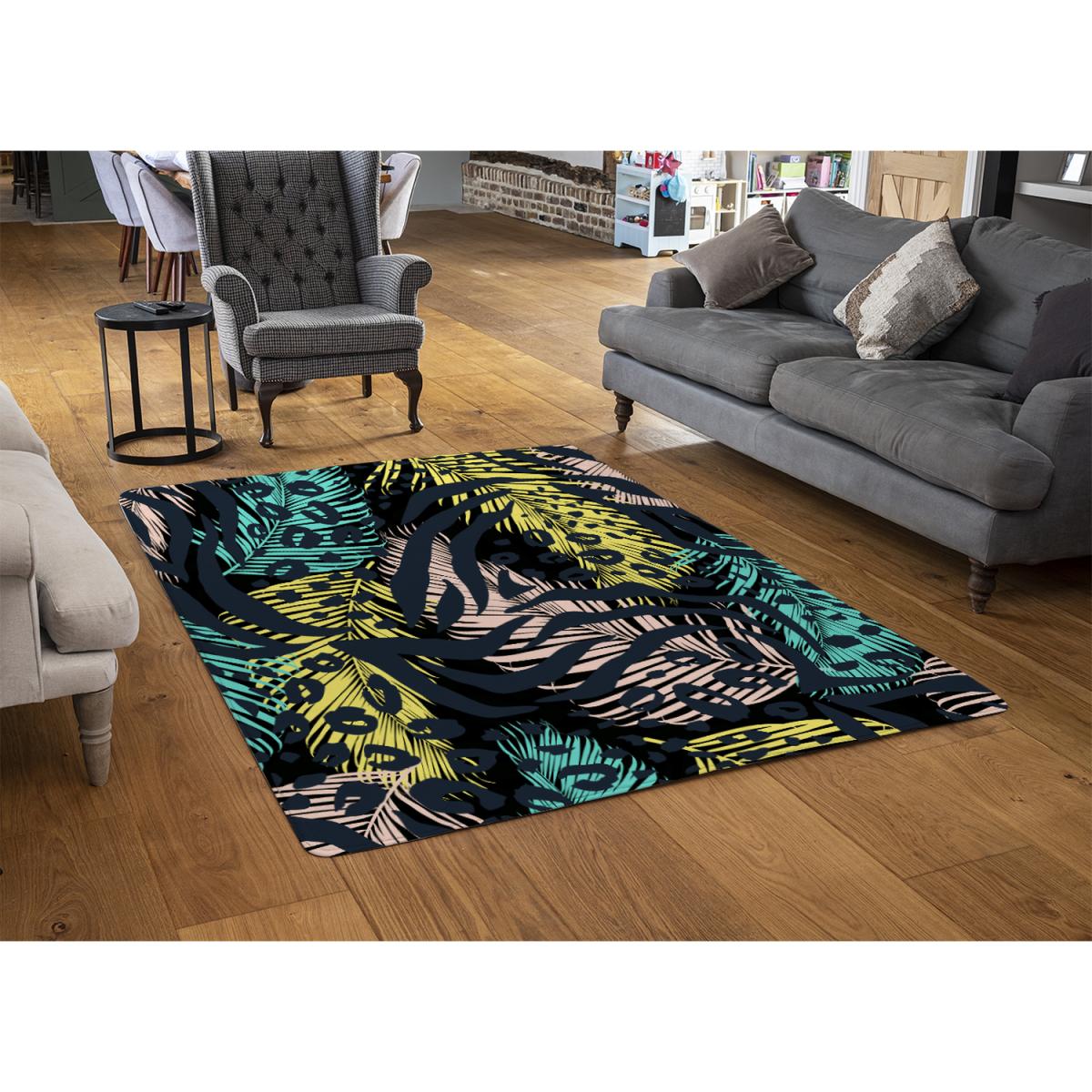 Animal Tropical Print Rug - Green / 230cm – image 3