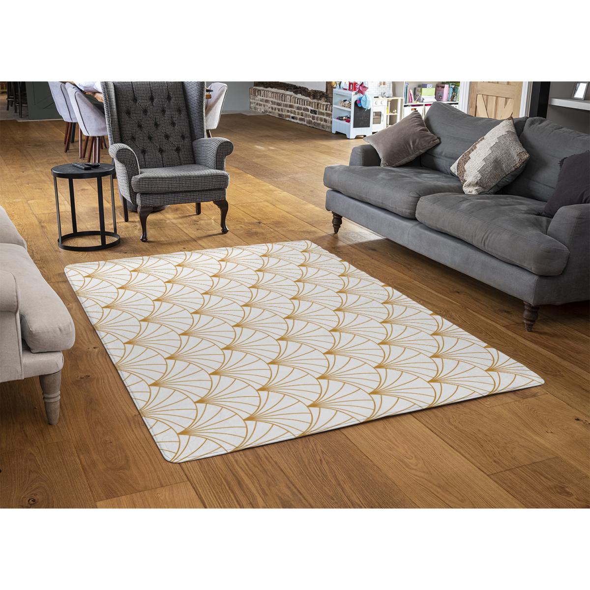 Gold Shells Rug - Gold / 230cm – image 3
