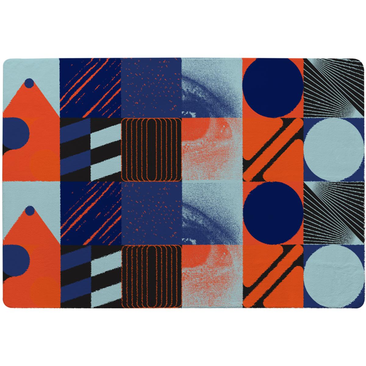 Deconstructed Postmodern Inspired Artwork Rug - Blue / 230cm – image 2