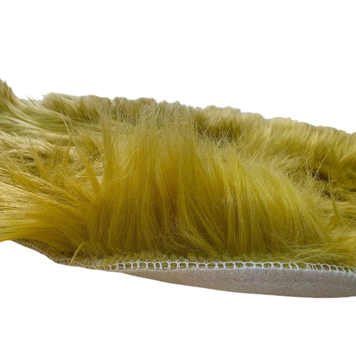 Luxury Faux Rabbit Fur Rug - Mustard Yellow – image 7