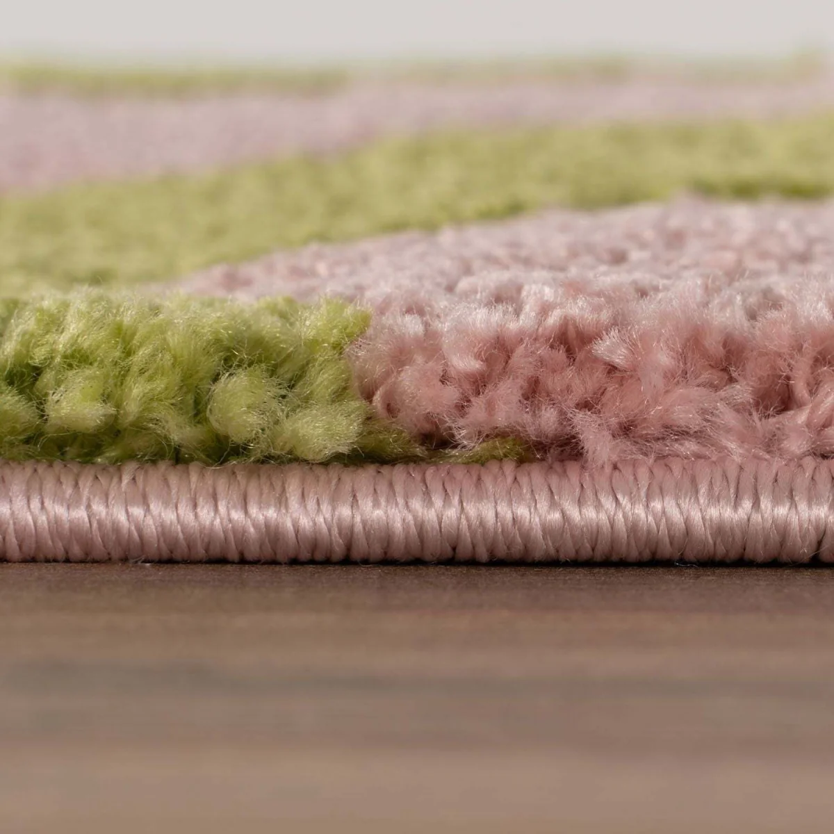 The Rugs Joli Wave Design Maximalist Rug - Green-Pink / 150cm – image 2