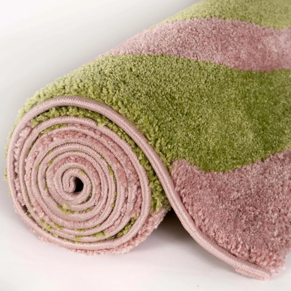 The Rugs Joli Wave Design Maximalist Rug - Green-Pink / 150cm – image 5