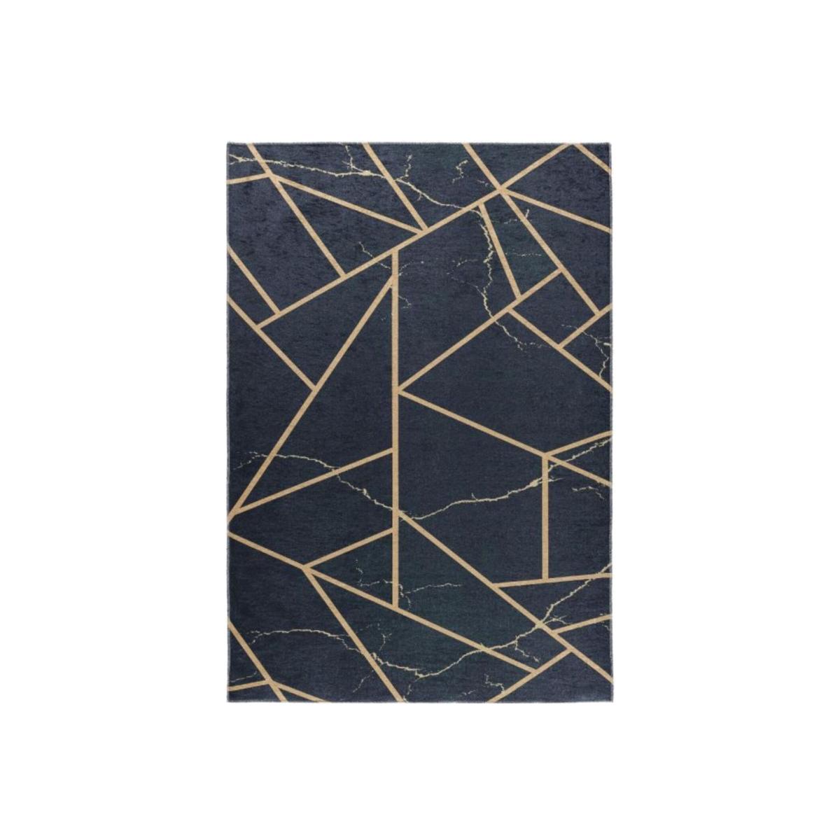 Caimas Collection Washable Rugs in Blue 2990B - Blue / 80cm / 0.96kg