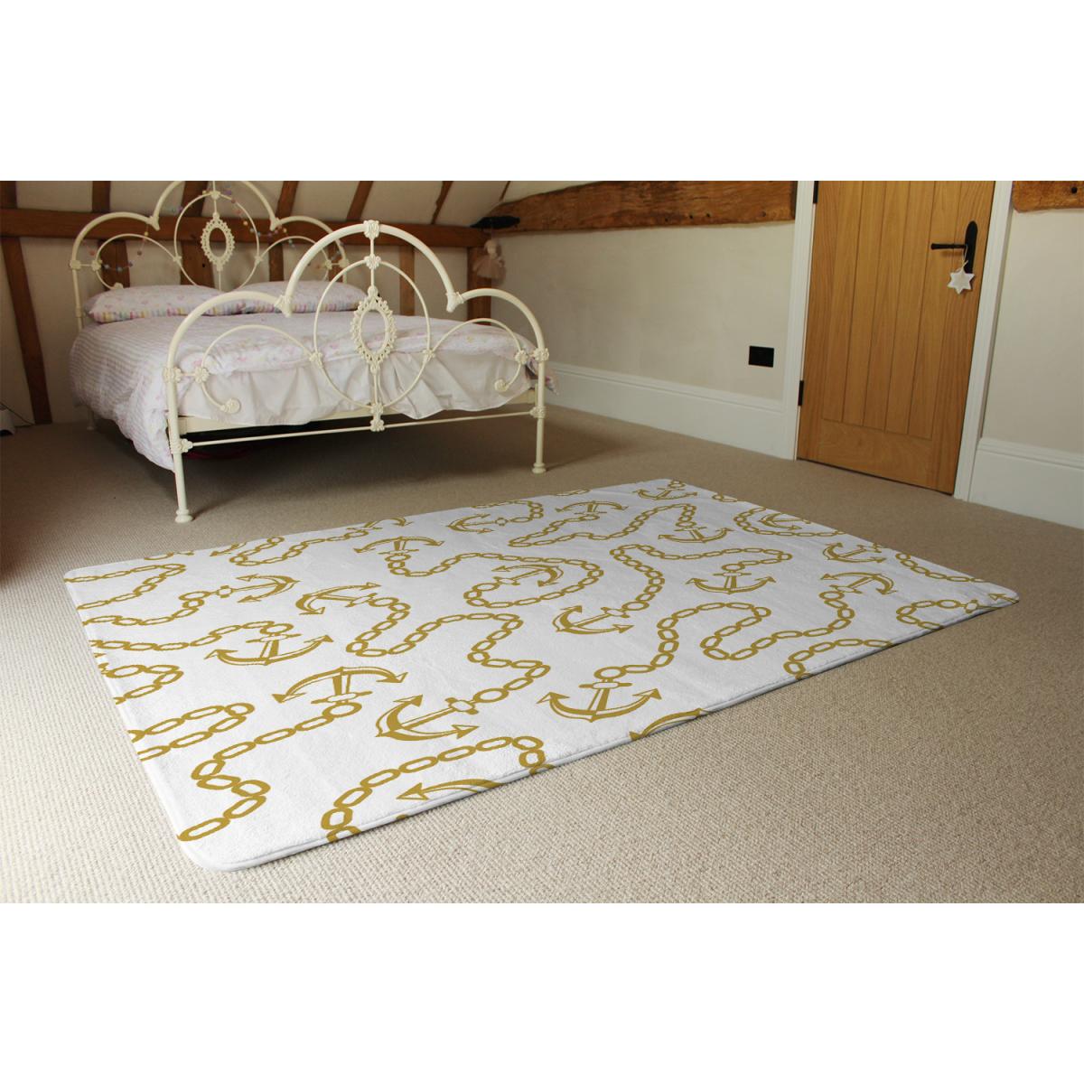 Anchor  Chains Rug - Gold / 150cm – image 3