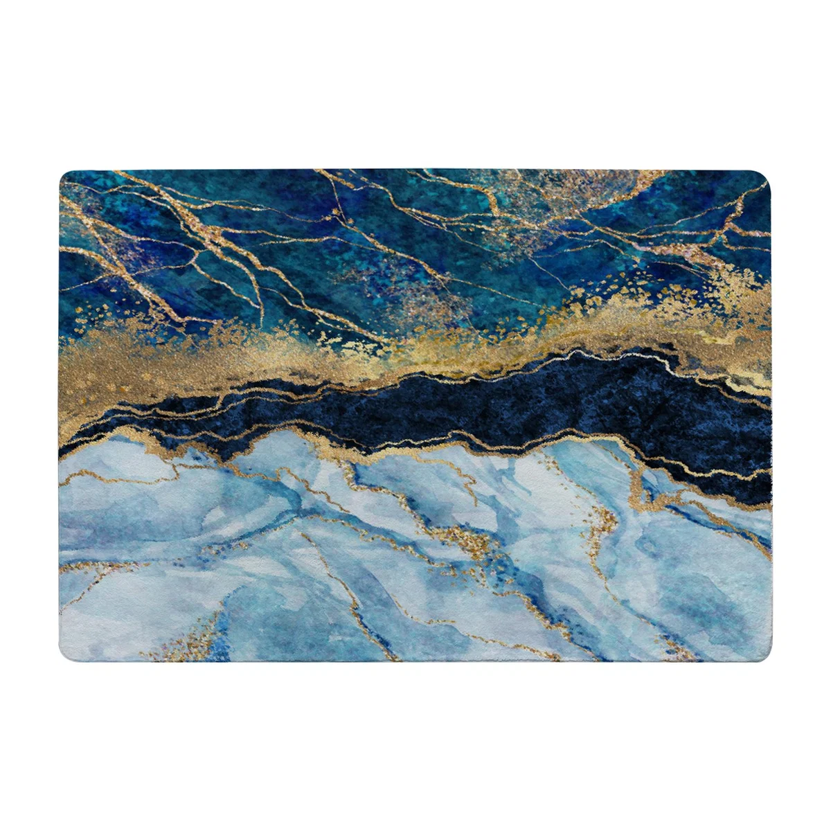 Stone Texture Rug - Blue / 150cm – image 1