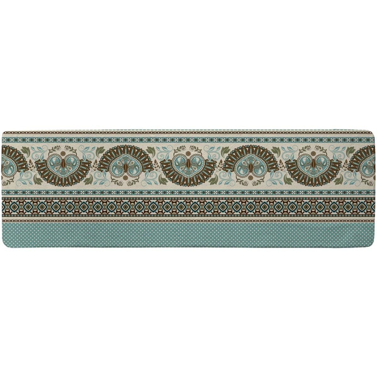 Egyptian Greek Roman Style Runner Rug - Green – image 2