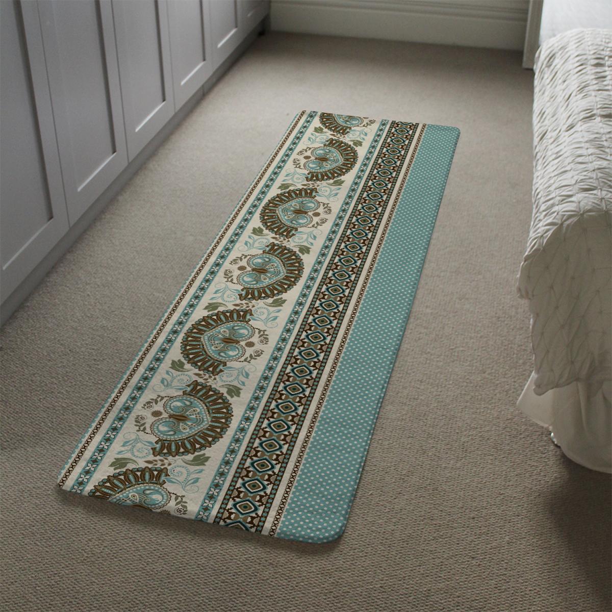 Egyptian Greek Roman Style Runner Rug - Green – image 1