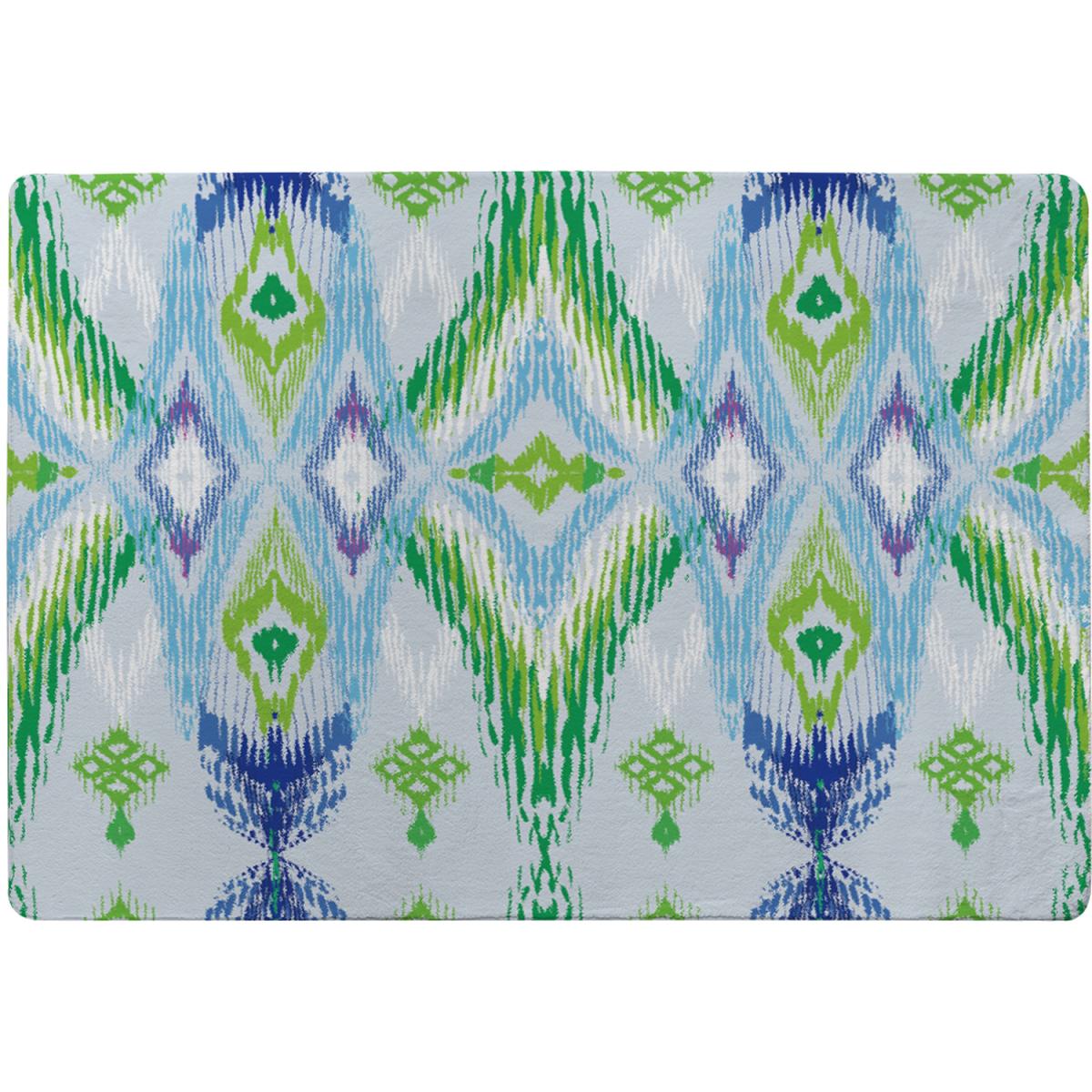 Ethnic Style Modern Scarf Rug - Green / 230cm – image 2