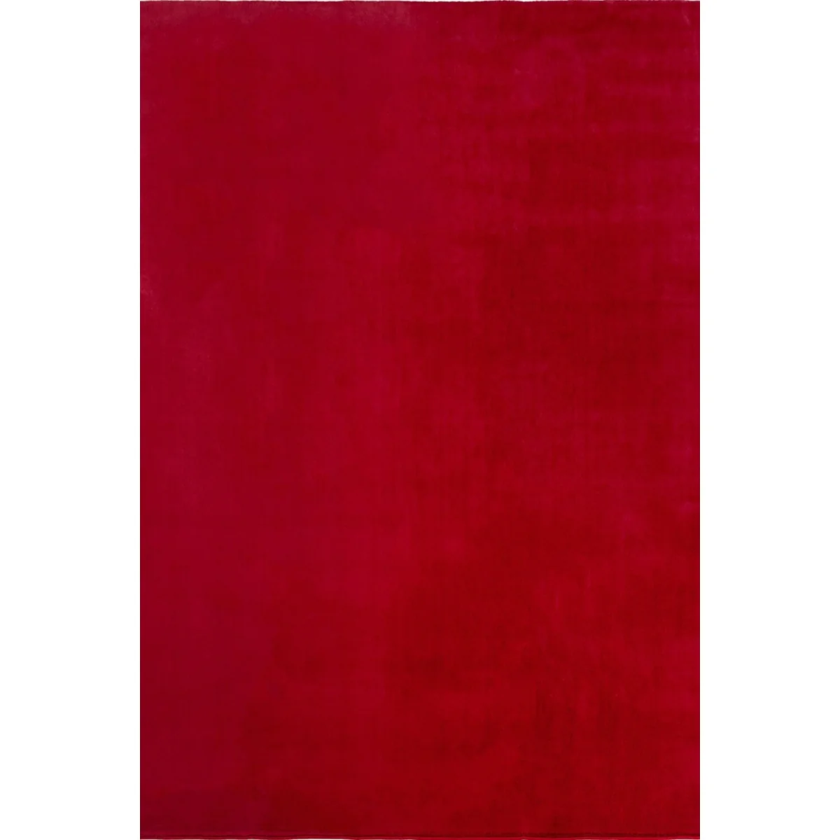 Snuggly Washable Low Pile Living Room Area Rug - Anti-Slip Felt Backing - Red / 280cm / 200cm – image 4