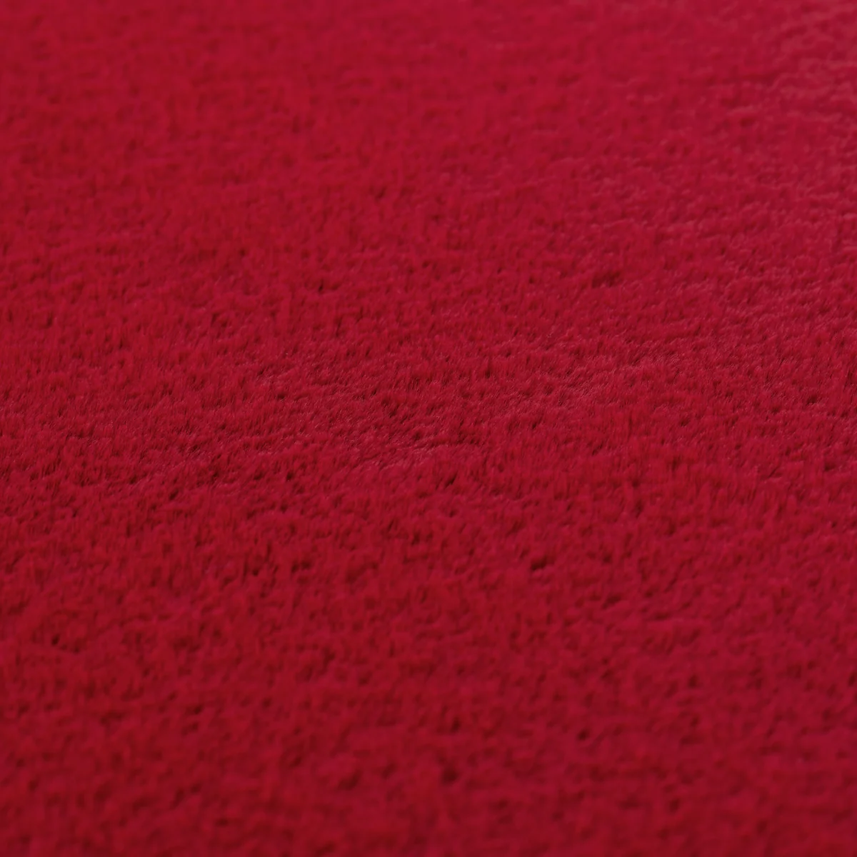 Snuggly Washable Low Pile Living Room Area Rug - Anti-Slip Felt Backing - Red / 280cm / 200cm – image 7