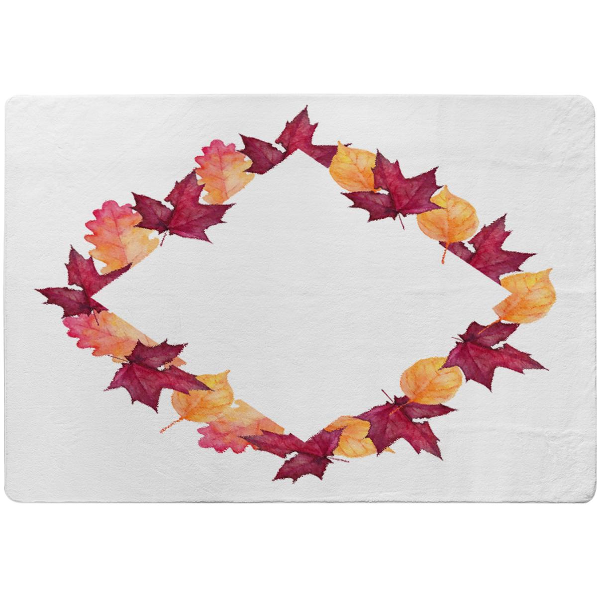 Diamond Autumn Reath Rug - Orange / 150cm – image 2